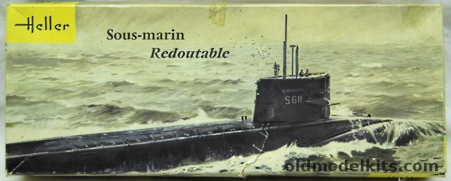 Heller 1/400 Le Redoubtable SSBN Submarine, L701 plastic model kit